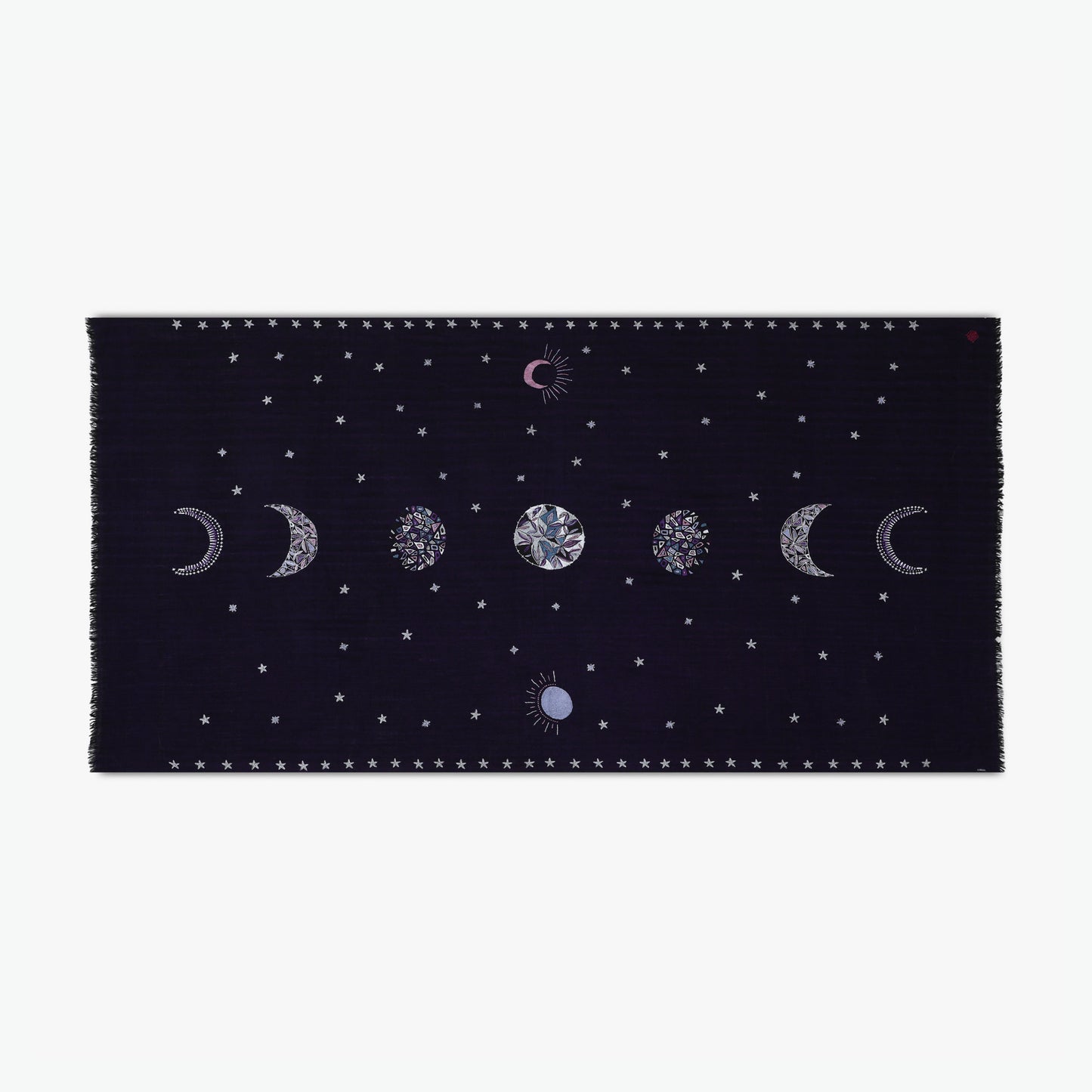 New Moon Purple Shawl