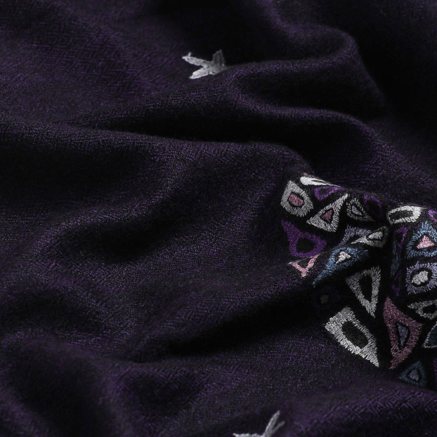 New Moon Purple Shawl