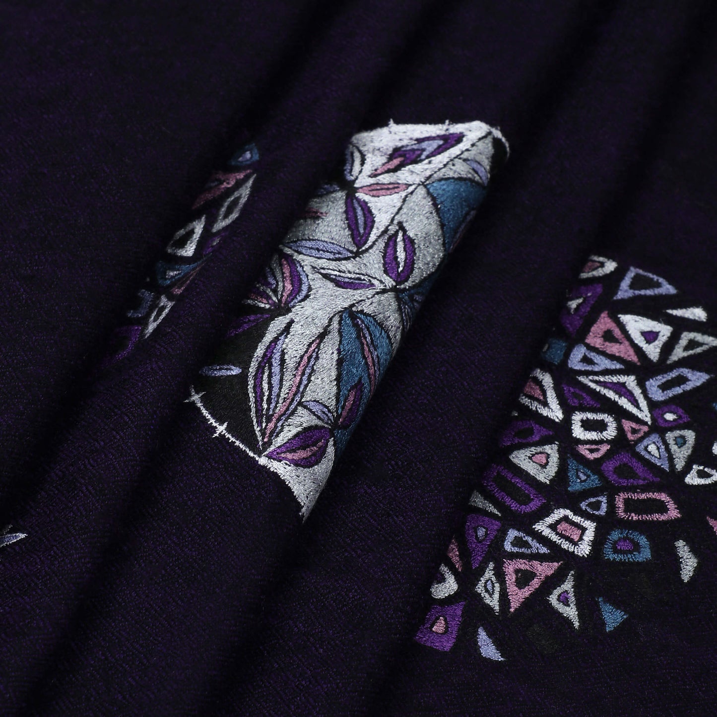 New Moon Purple Shawl