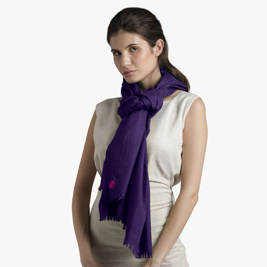 Incredible Colors Purple Shawl