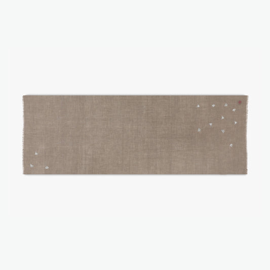 Minimal Butterfly Natural Butidar Stole