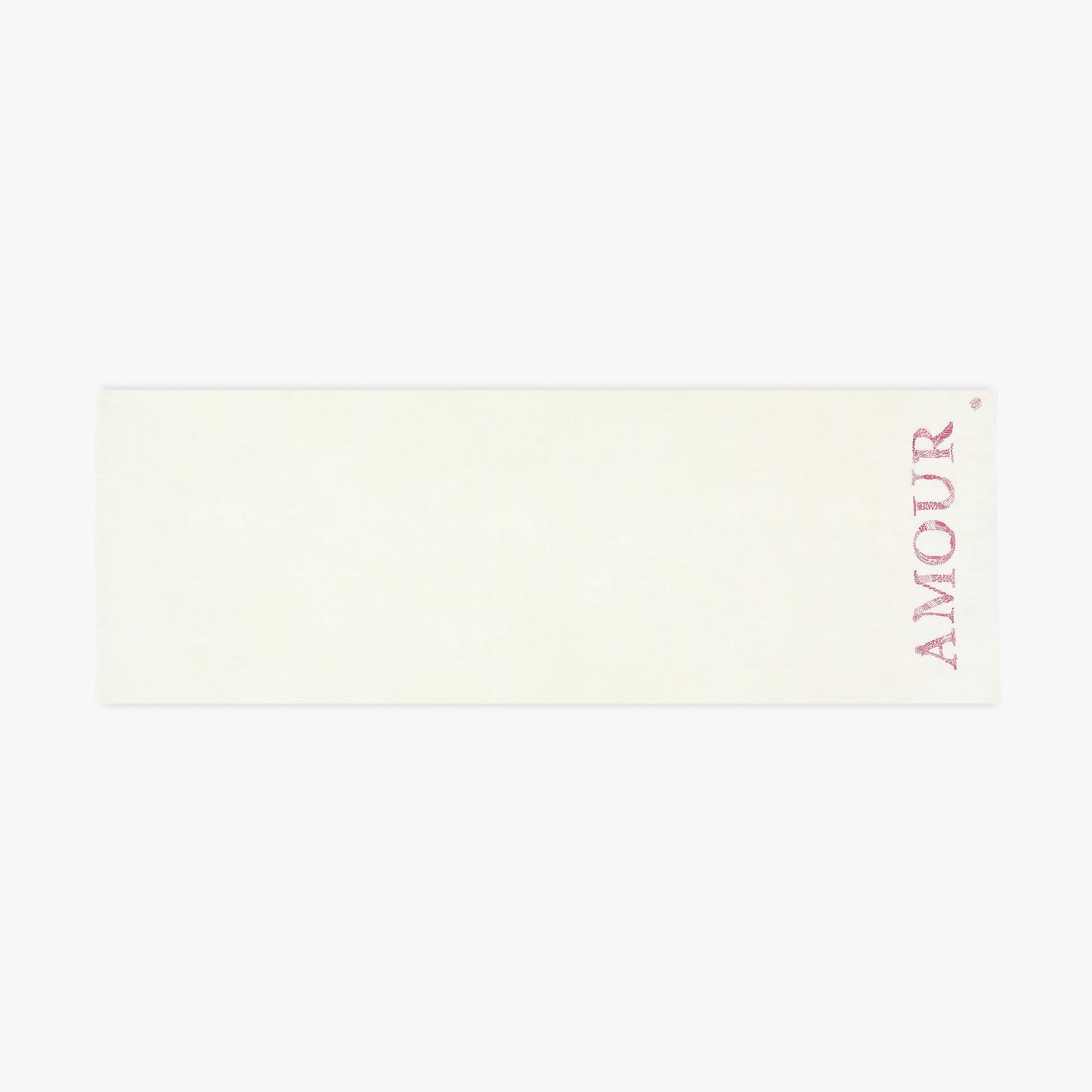 Valentine Ivory Amour Pink Stole