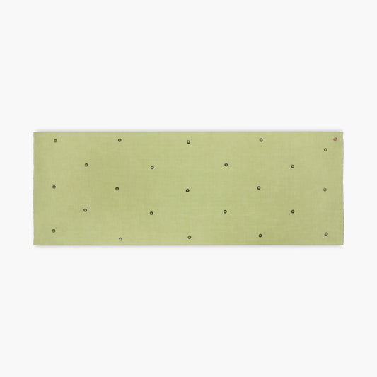 Fruit Butidar Kiwi Embroidered Light Green Stole